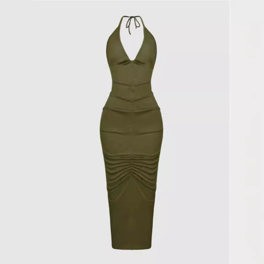 Damen Abendkleid mit tiefem V-Ausschnitt und figurbetonendem Schnitt WOLFF - Image 3