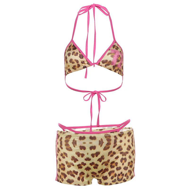Damen Bikini-Set mit verspieltem Tiermuster und verstellbarem Neckholder WOLFF - Image 5