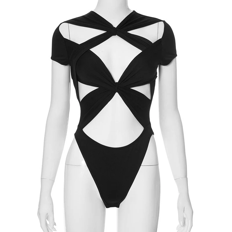 Damen bodenständiges Crop-Top mit kreativem Wickeldesign und figurschmeichelnden Cut-Outs WOLFF - Image 7