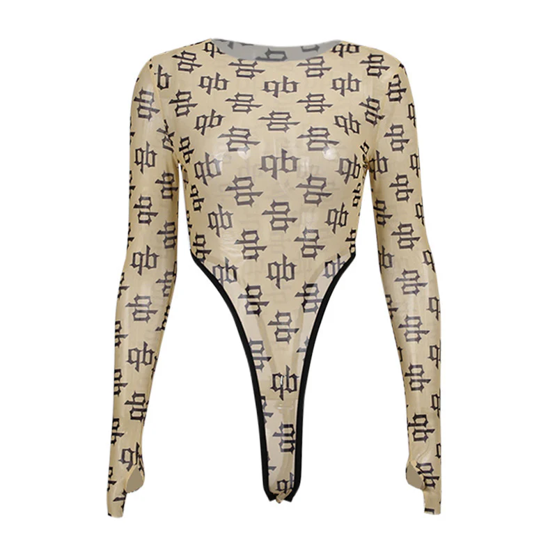 Damen Body mit hohen Beinausschnitten und innovativem Grafikdesign WOLFF - Image 5