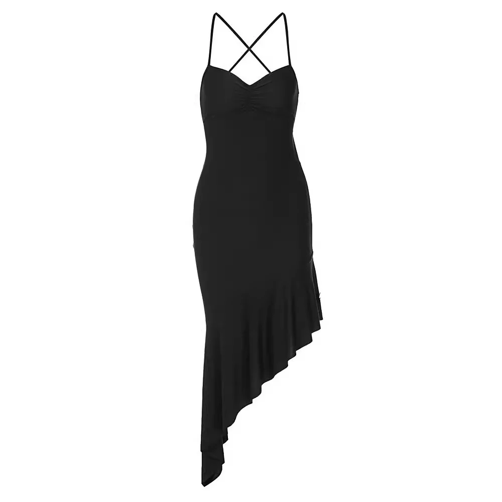 Damen Cocktailkleid mit asymmetrischem Saum und verstellbaren Trägern WOLFF - Image 5