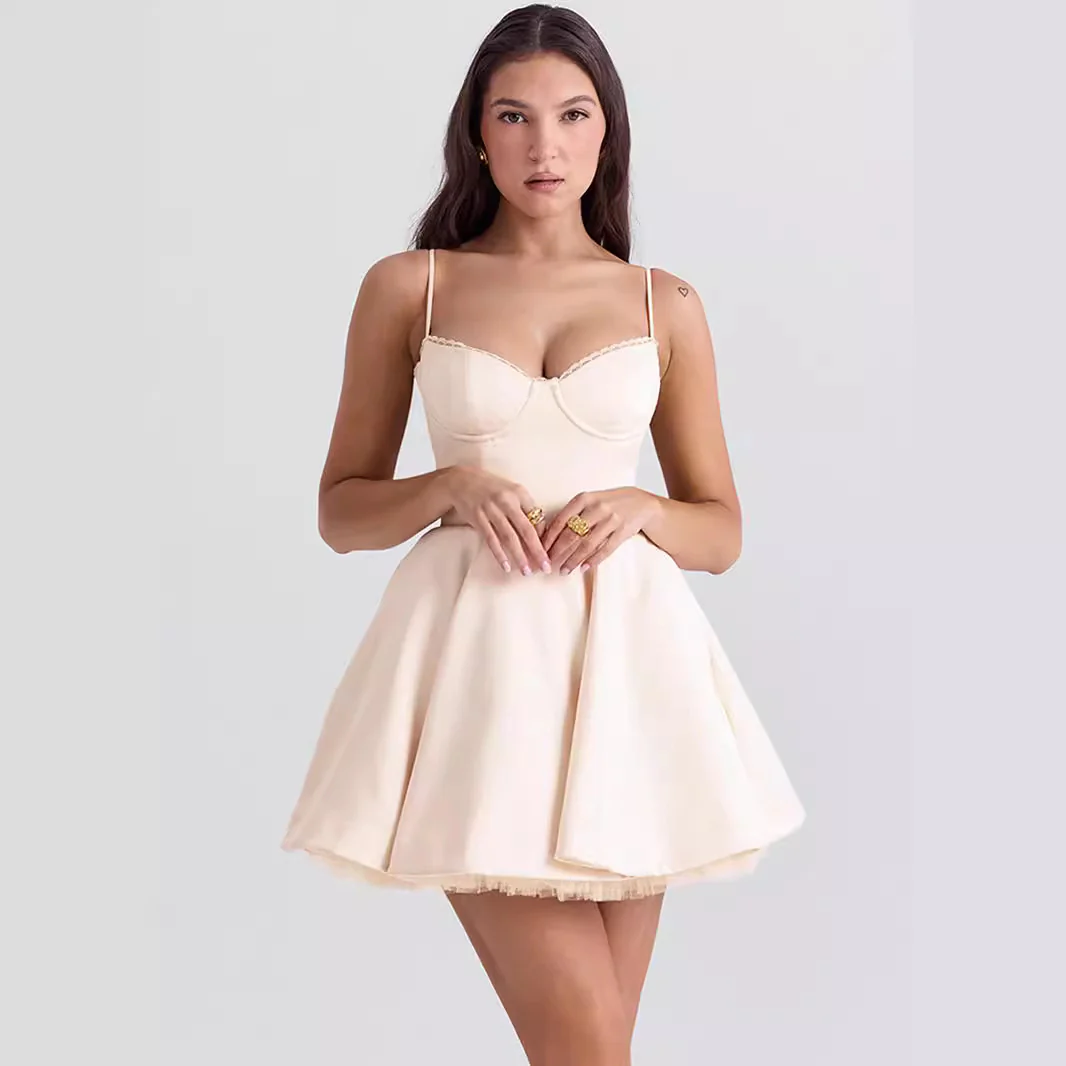 Damen Cocktailkleid mit Bustier-Oberteil und schwingendem Rock WOLFF - Image 3