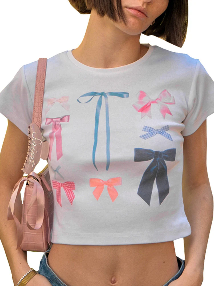 Damen Crop-Top mit dekorativen Bänder-Design WOLFF - Image 5
