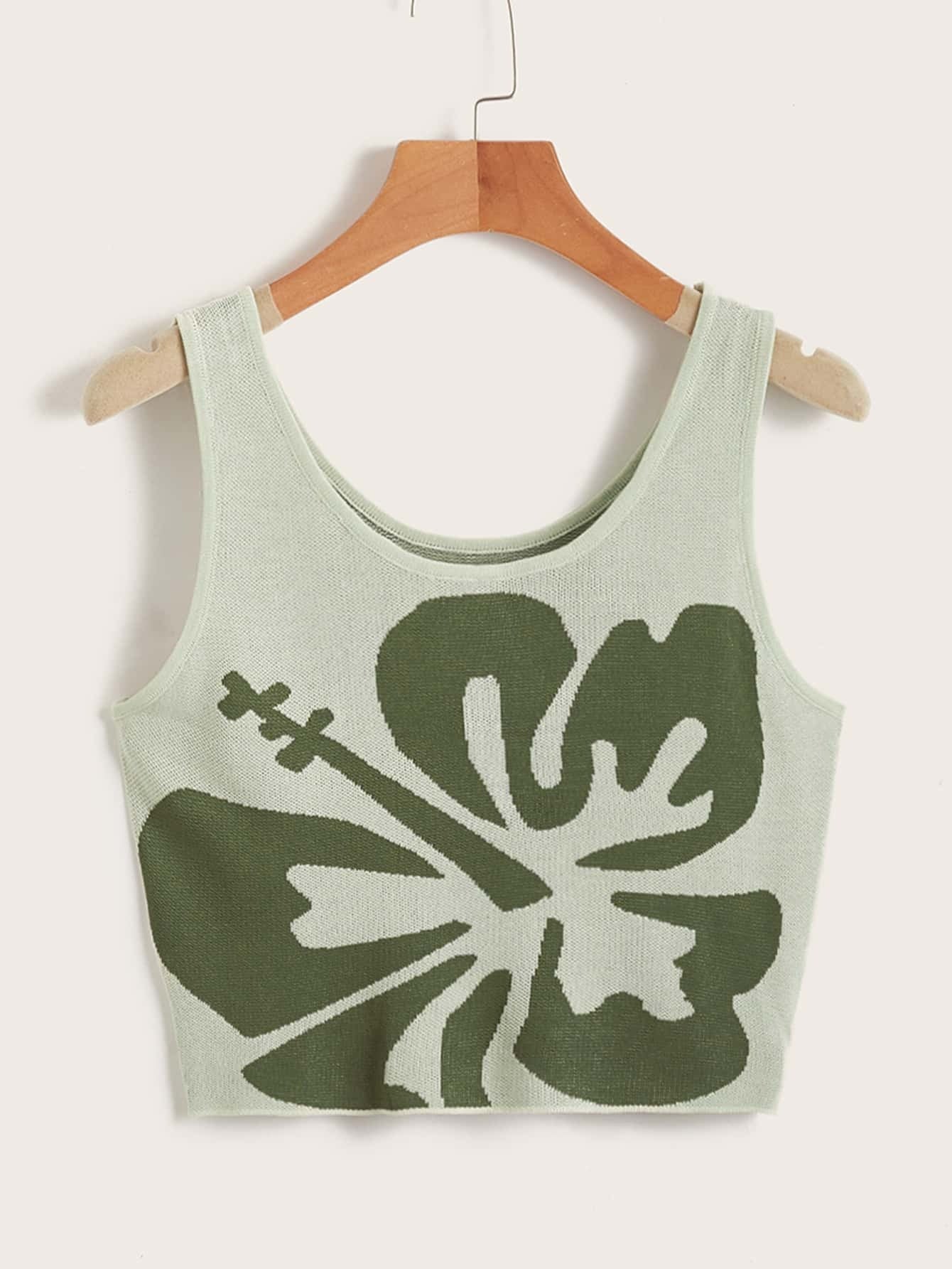 Damen Crop-Top mit floralem Grafikdesign WOLFF - Image 6