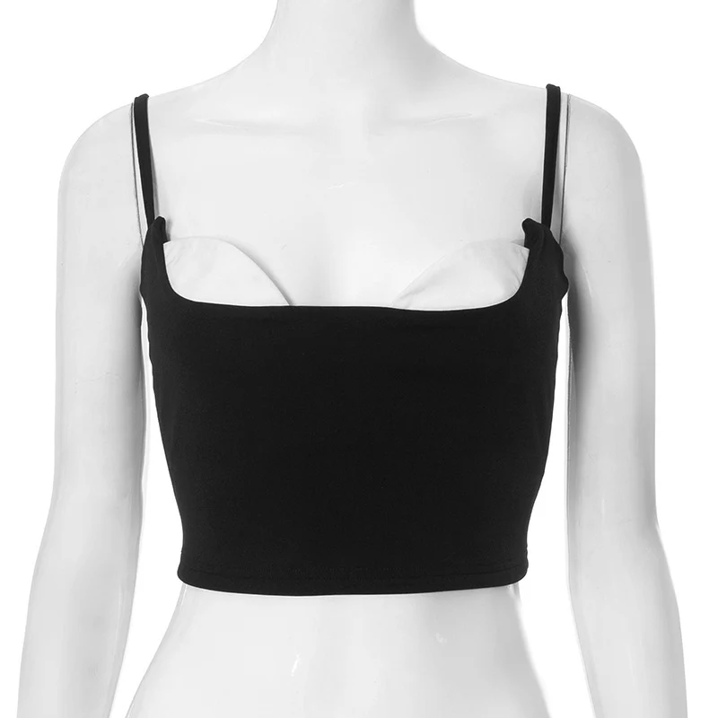 Damen Crop-Top mit tiefem V-Ausschnitt und verstellbaren Spaghetti-Trägern WOLFF - Image 5