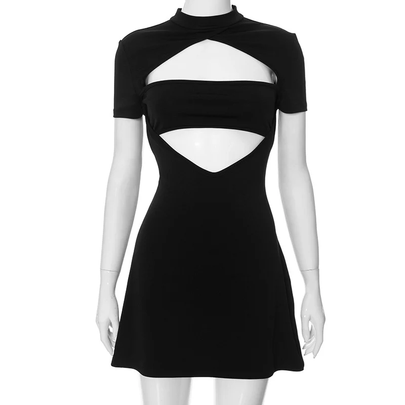 Damen Cut-Out Minikleid mit modernem Stehkragen und raffinierten Ausschnitten WOLFF - Image 6