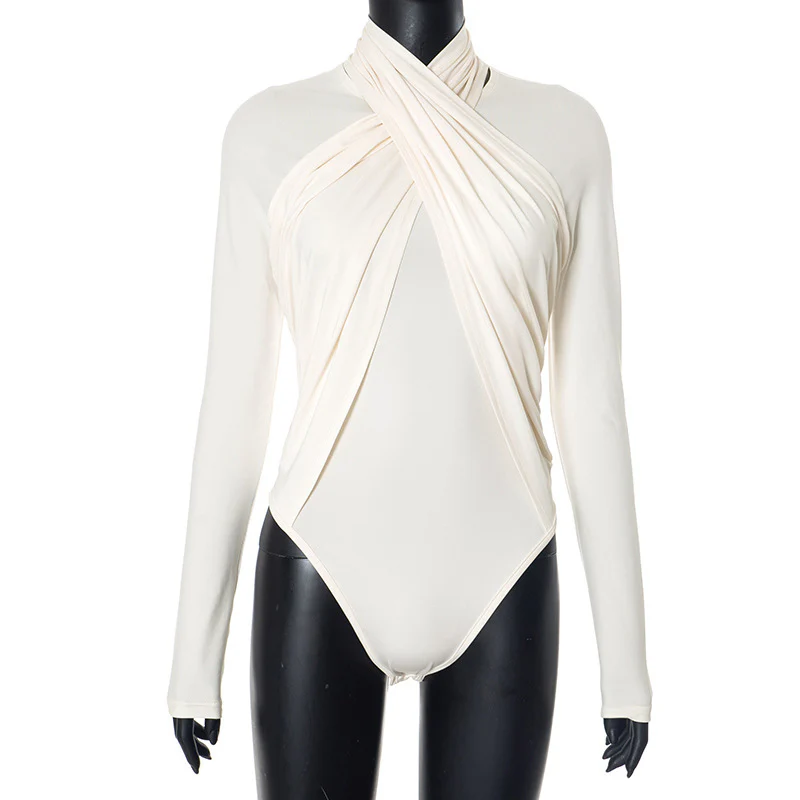 Damen Eleganter Bodysuit mit innovativem Wickeldetail WOLFF - Image 7