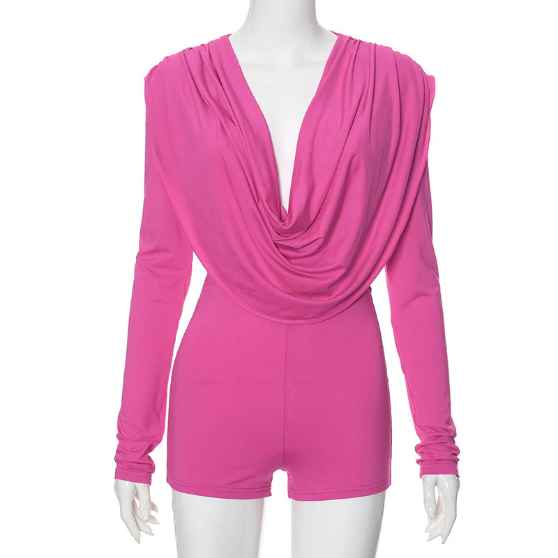 Damen Eleganter Einteiler mit Drapé-Design und langen Ärmeln WOLFF - Image 6