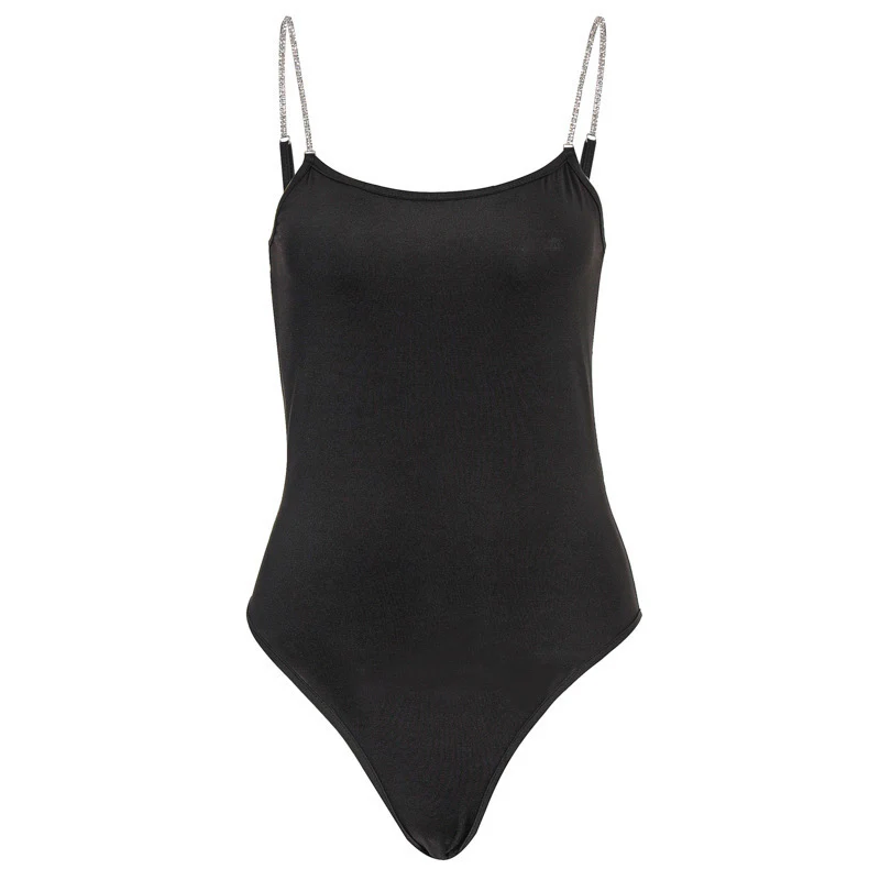 Damen eleganter minimalistischer Bodysuit mit verstellbaren Spaghettiträgern WOLFF - Image 5