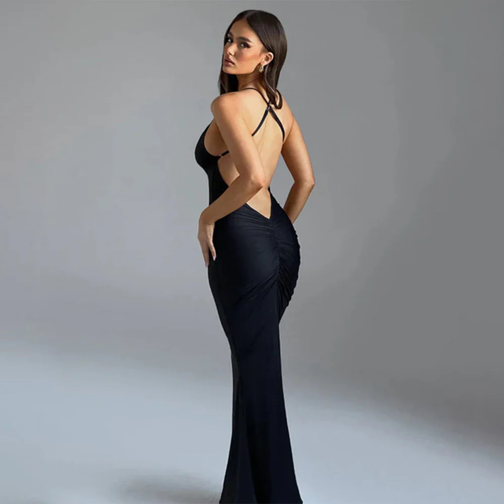 Damen elegantes Maxikleid mit verführerischem Rückenschnitt und zarten Trägerdetails WOLFF - Image 2