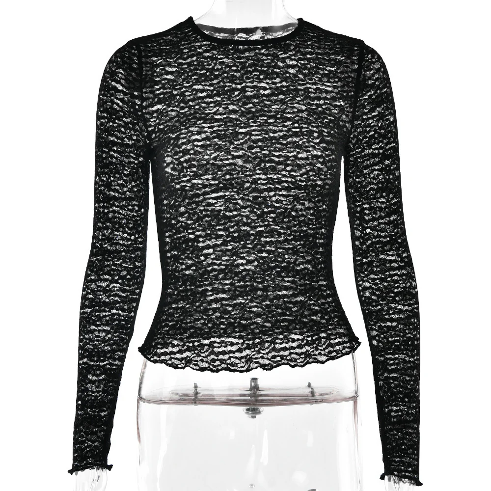 Damen Feinstrick Langarmshirt mit strukturierter Oberfläche WOLFF - Image 7
