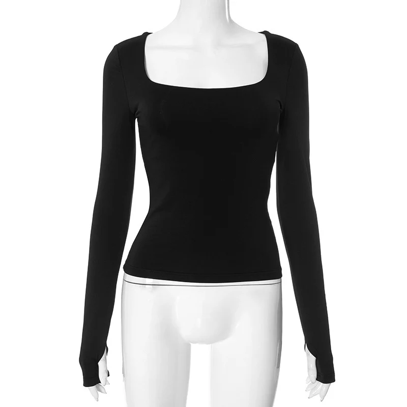 Damen figurbetontes Langarmshirt mit elegantem Rundhalsausschnitt WOLFF - Image 6