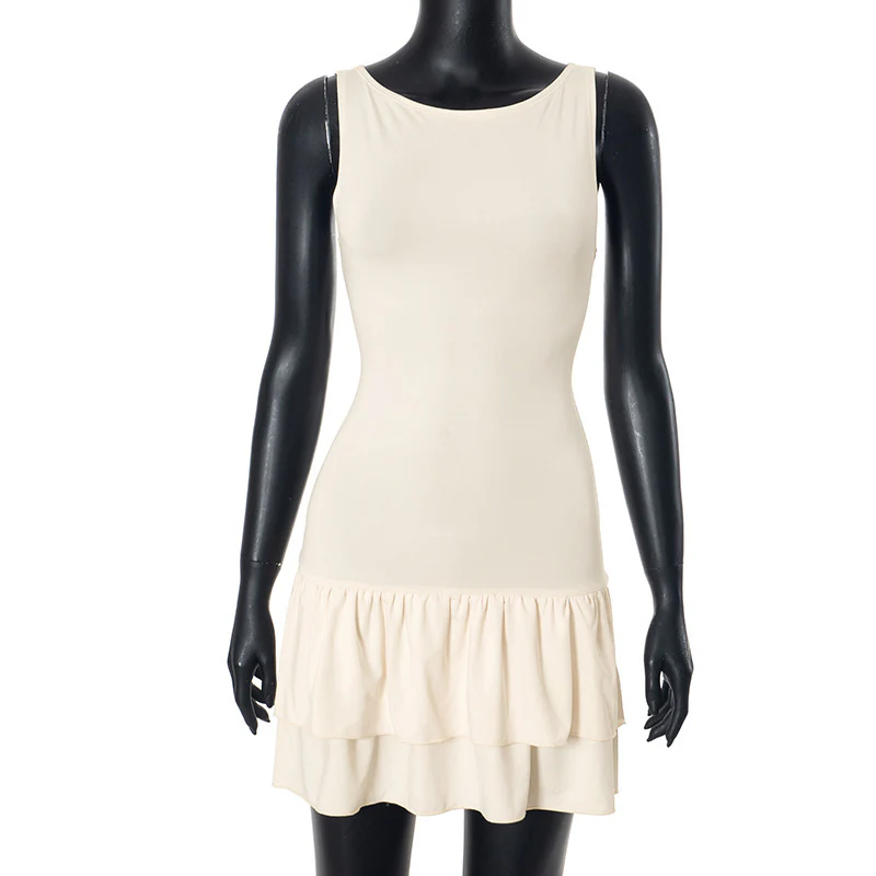 Damen figurbetontes Sommerkleid mit Rüschensaum WOLFF - Image 6