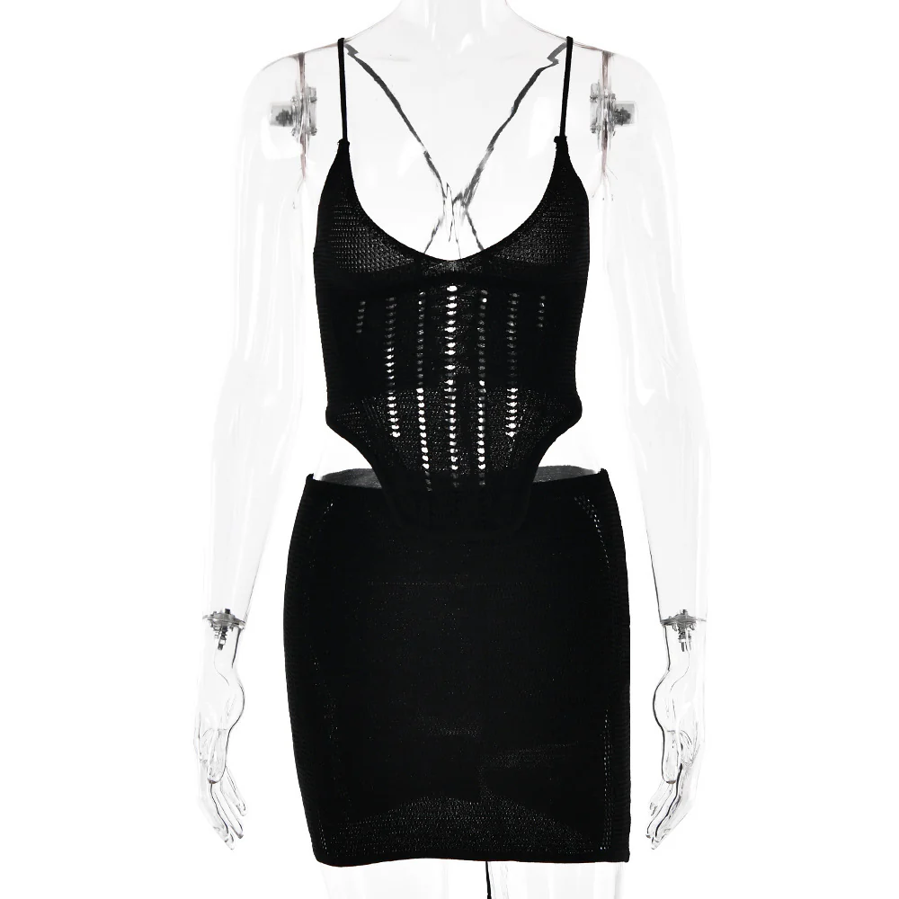 Damen Figurbetontes Strickkleid mit tiefem Rückenausschnitt WOLFF - Image 6