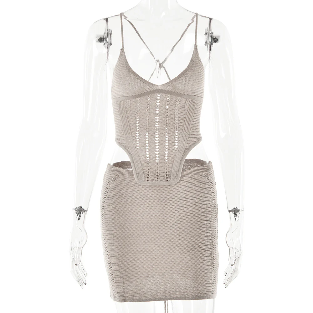 Damen Figurbetontes Strickkleid mit tiefem Rückenausschnitt WOLFF - Image 7