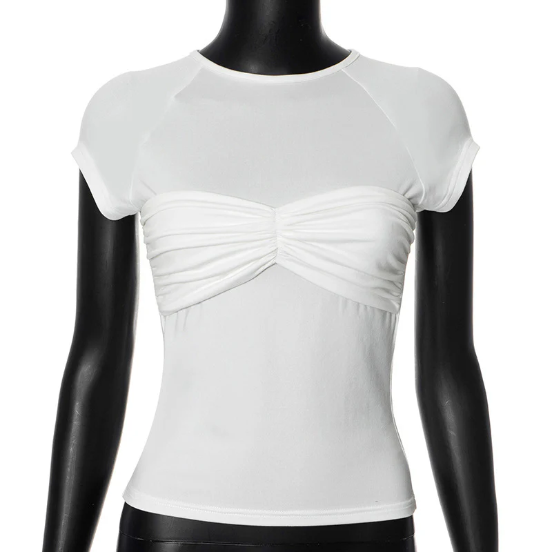 Damen Figurbetontes T-Shirt mit Raffungen WOLFF - Image 6