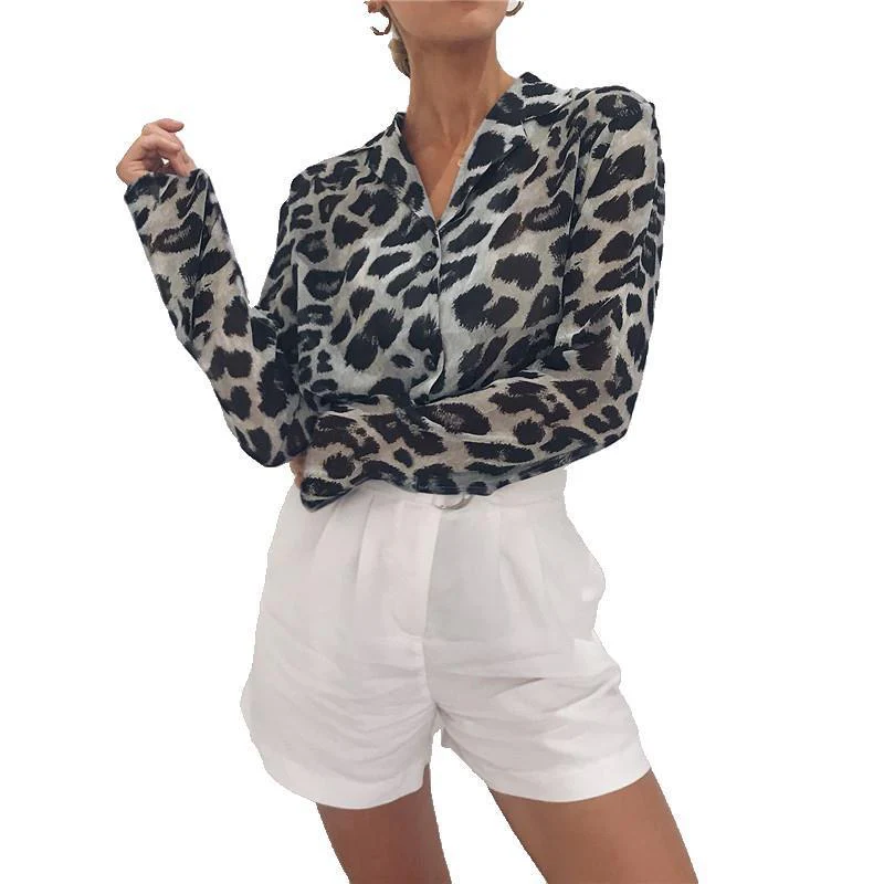 Damen Hemdbluse mit Leopardenmuster und elegantem Schnitt WOLFF - Image 4