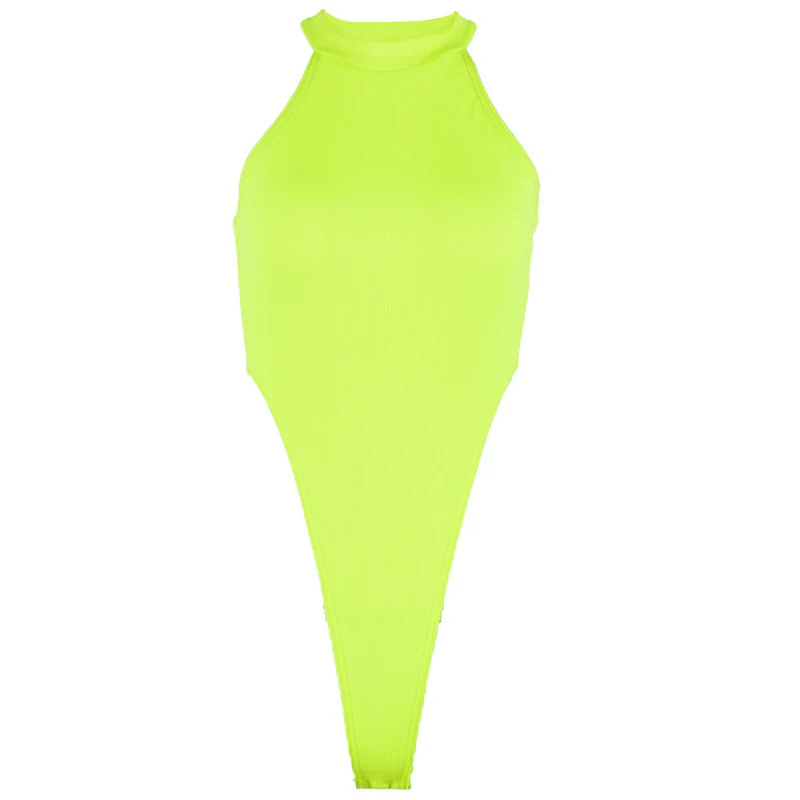 Damen Hochsitz-Bodysuit mit hohem Kragen und seitlichen Ausschnitten WOLFF - Image 5