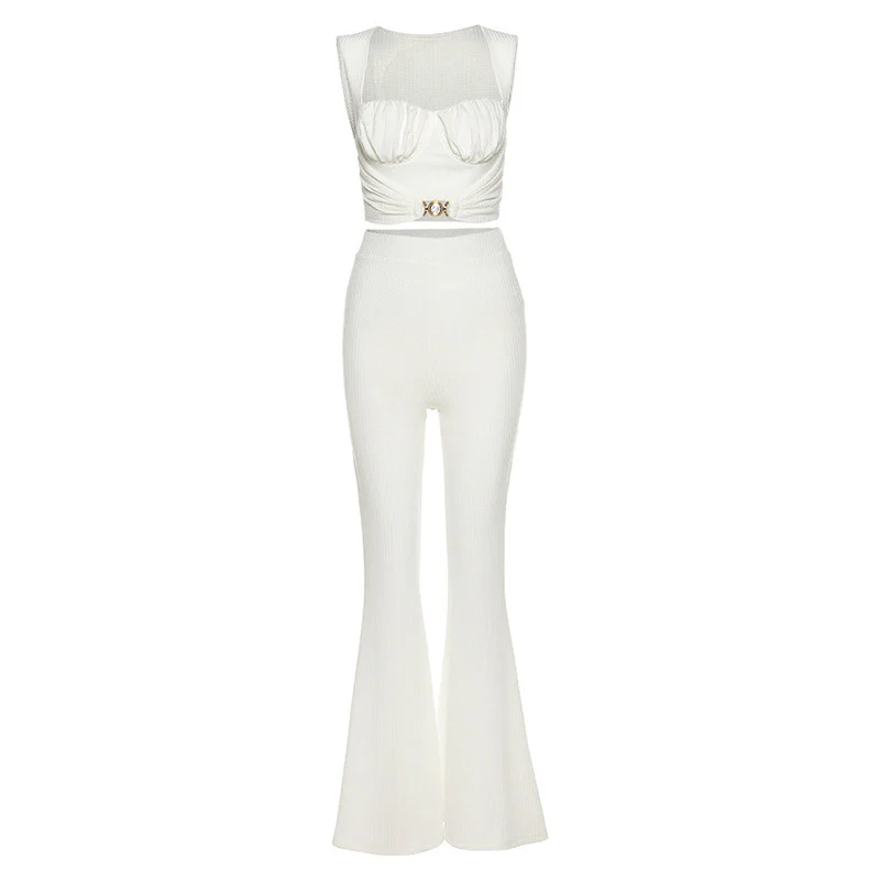 Damen Jumpsuit mit raffiniertem Bustier-Oberteil und ausgestelltem Bein WOLFF - Image 6