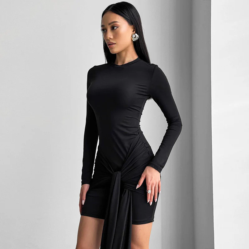 Damen Kleid mit innovativem Wickeldesign und raffiniertem Drapierungseffekt WOLFF - Image 6