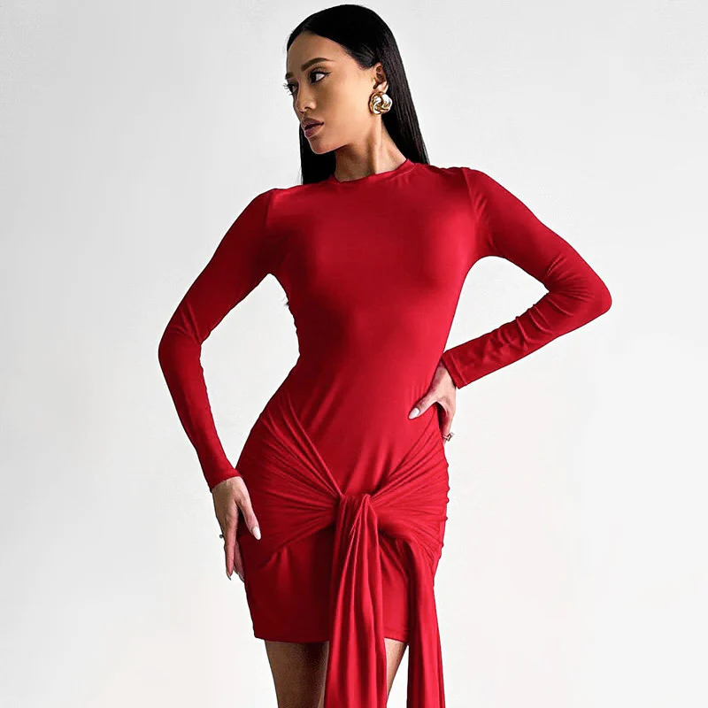 Damen Kleid mit innovativem Wickeldesign und raffiniertem Drapierungseffekt WOLFF - Image 7