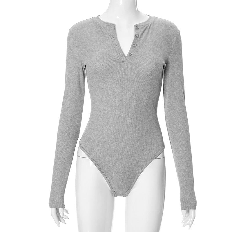Damen Langarm-Bodysuit mit Knopfleiste und figurformendem Design WOLFF - Image 6