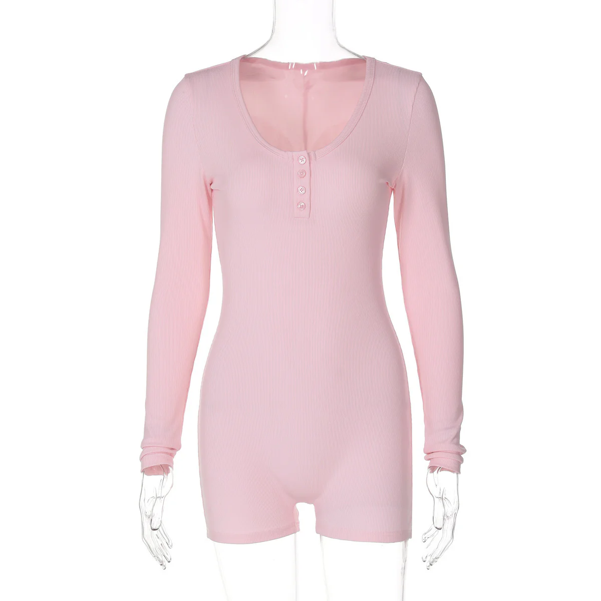 Damen Langarm-Bodysuit mit modernem Knopfdesign WOLFF - Image 7
