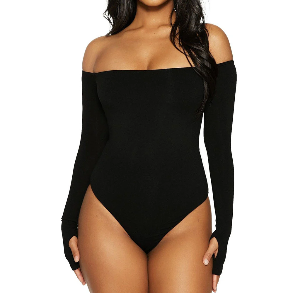 Damen Langarm-Bodysuit mit schulterfreiem Design WOLFF - Image 6