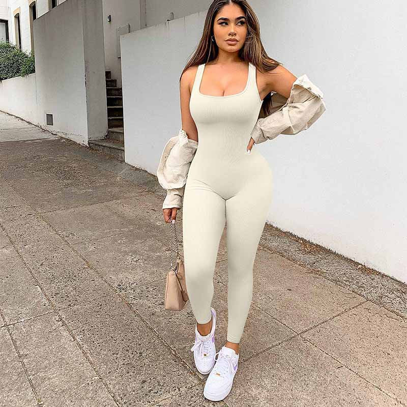 Damen Langarm-Jumpsuit mit schmalem Schnitt und Rippstruktur WOLFF - Image 3