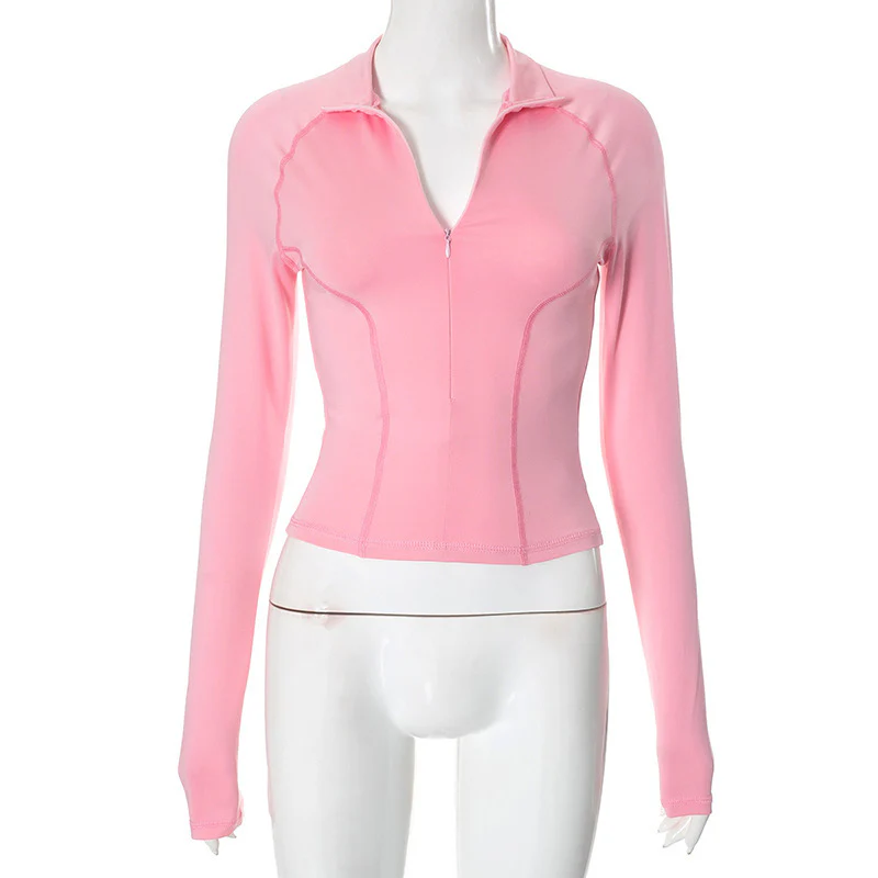 Damen Langarm-Oberteil mit sportlichem Stehkragen und flexiblem Schnitt WOLFF - Image 6