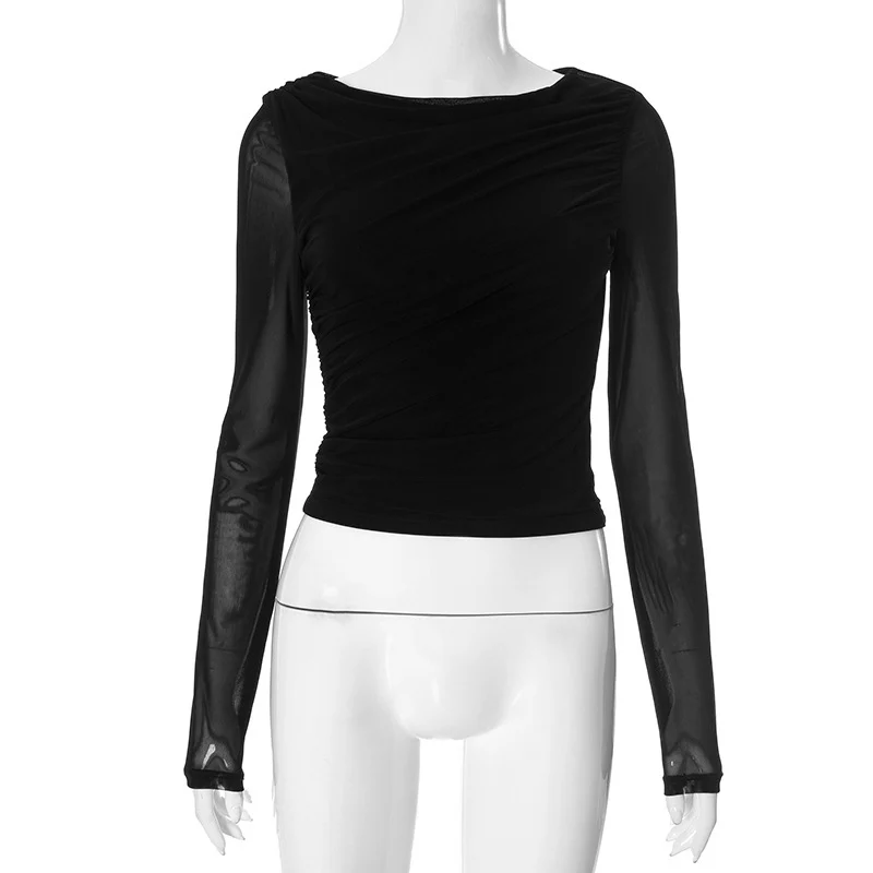 Damen Langarmshirt mit raffiniertem Wickeldesign WOLFF - Image 7