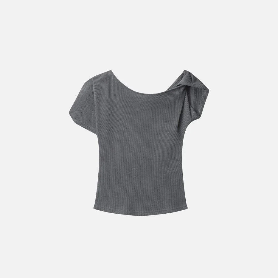 Damen lässiges Oversized T-Shirt mit Rundhalsausschnitt und kreativem Druck WOLFF - Image 4
