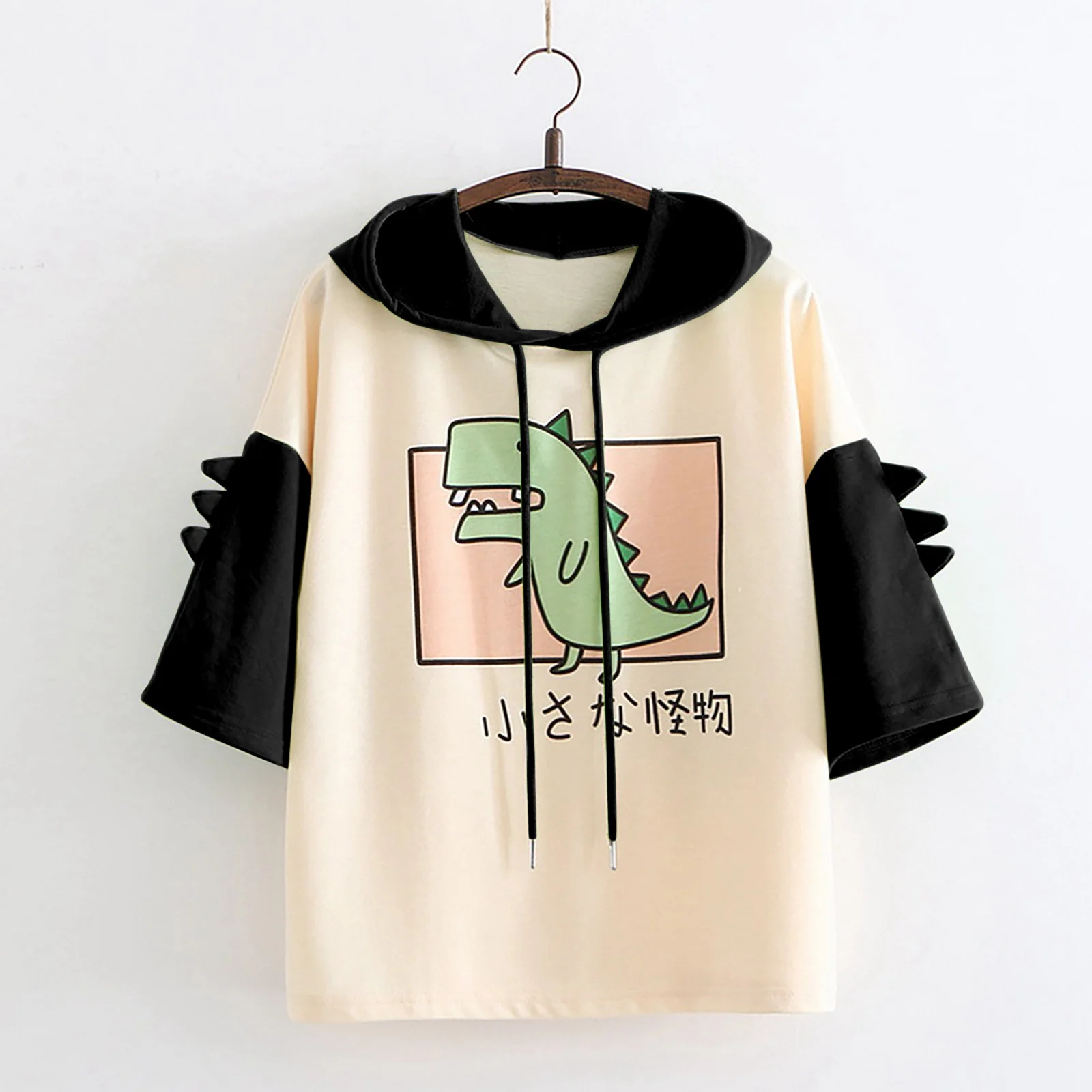 Damen lässiges T-Shirt mit Dino-Motiv und dekorativen 3D-Details WOLFF - Image 7