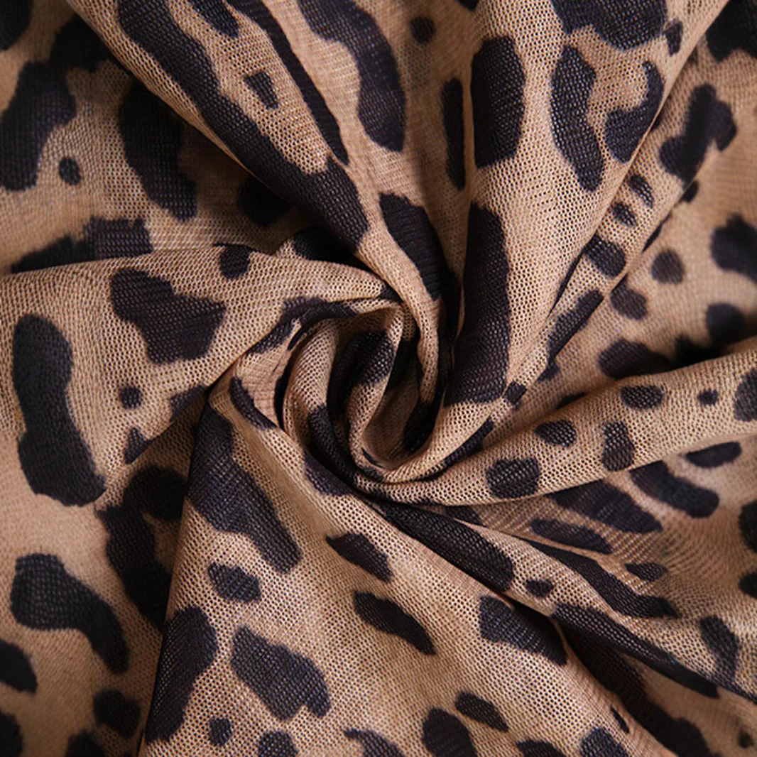 Damen Maxi-Kleid im Animal-Print mit lässigem V-Ausschnitt von WOLFF - Image 5
