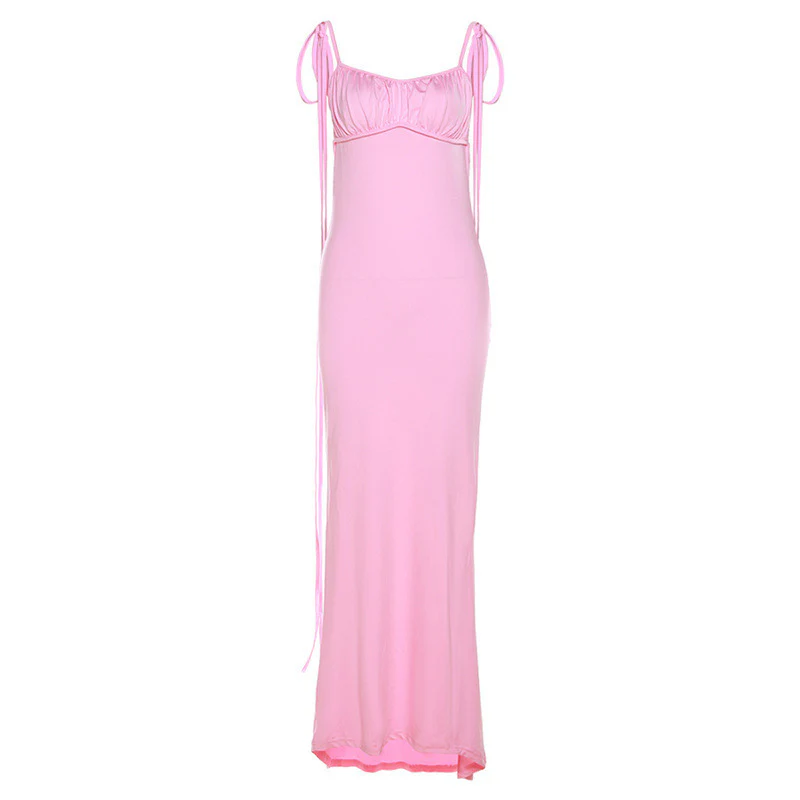 Damen Maxikleid mit elastischem Oberteil und schulterfreien Trägern WOLFF - Image 4