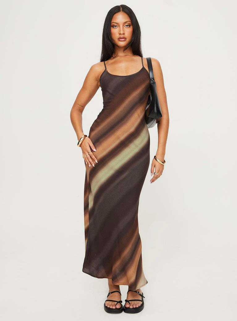 Damen Maxikleid mit elegantem Farbverlauf und schmalen Trägern WOLFF - Image 6