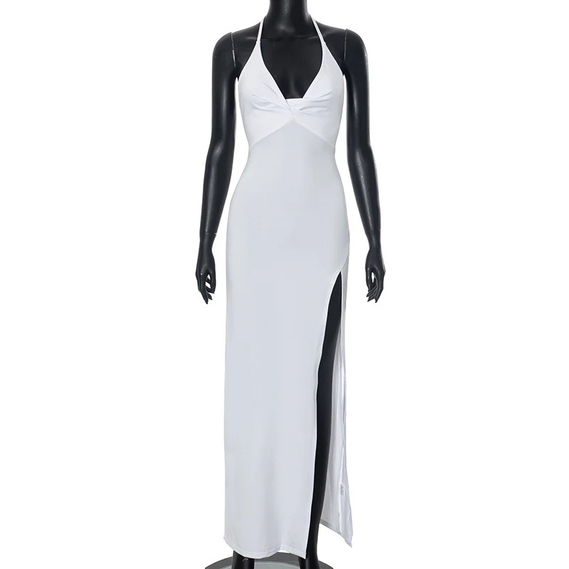 Damen Maxikleid mit tiefem V-Ausschnitt und seitlichem Schlitz WOLFF - Image 6