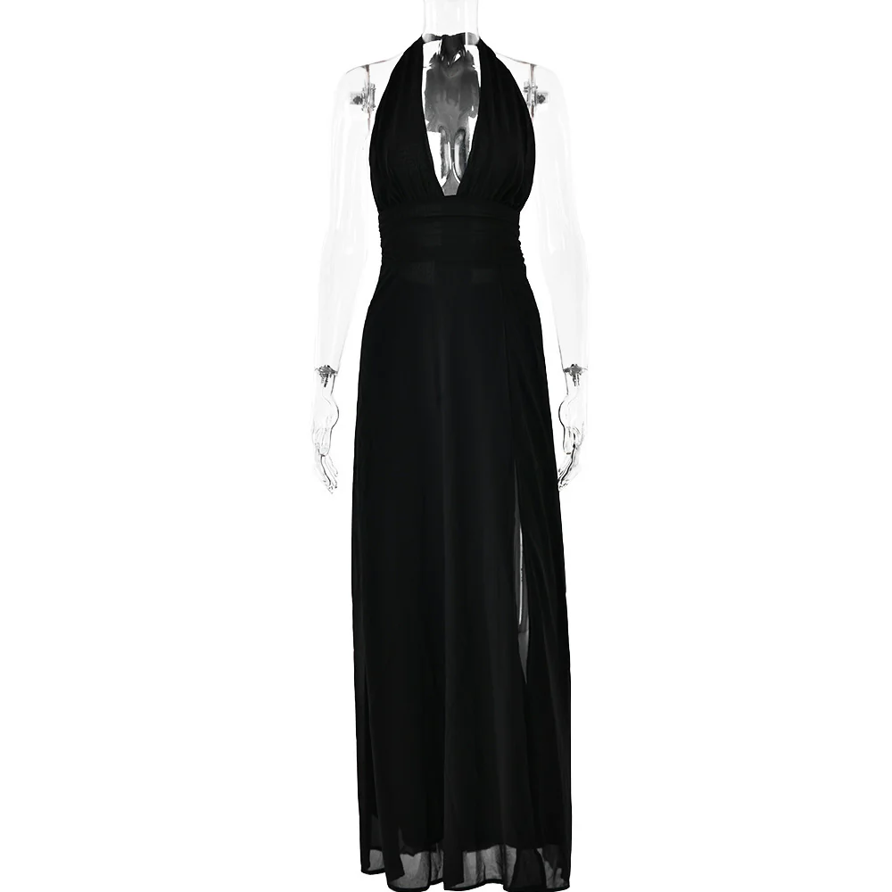 Damen Maxikleid mit tiefer Halspartie und schwingendem Rock WOLFF - Image 6