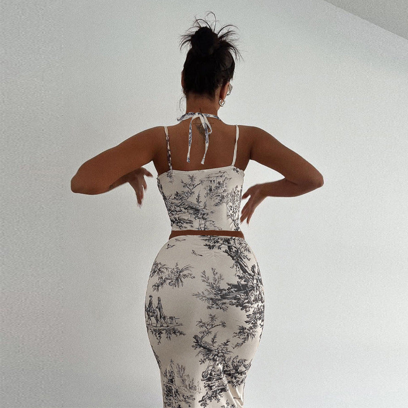 Damen Midi-Kleid mit kunstvollem Baumwolldruck und schmalem Schnitt WOLFF - Image 3