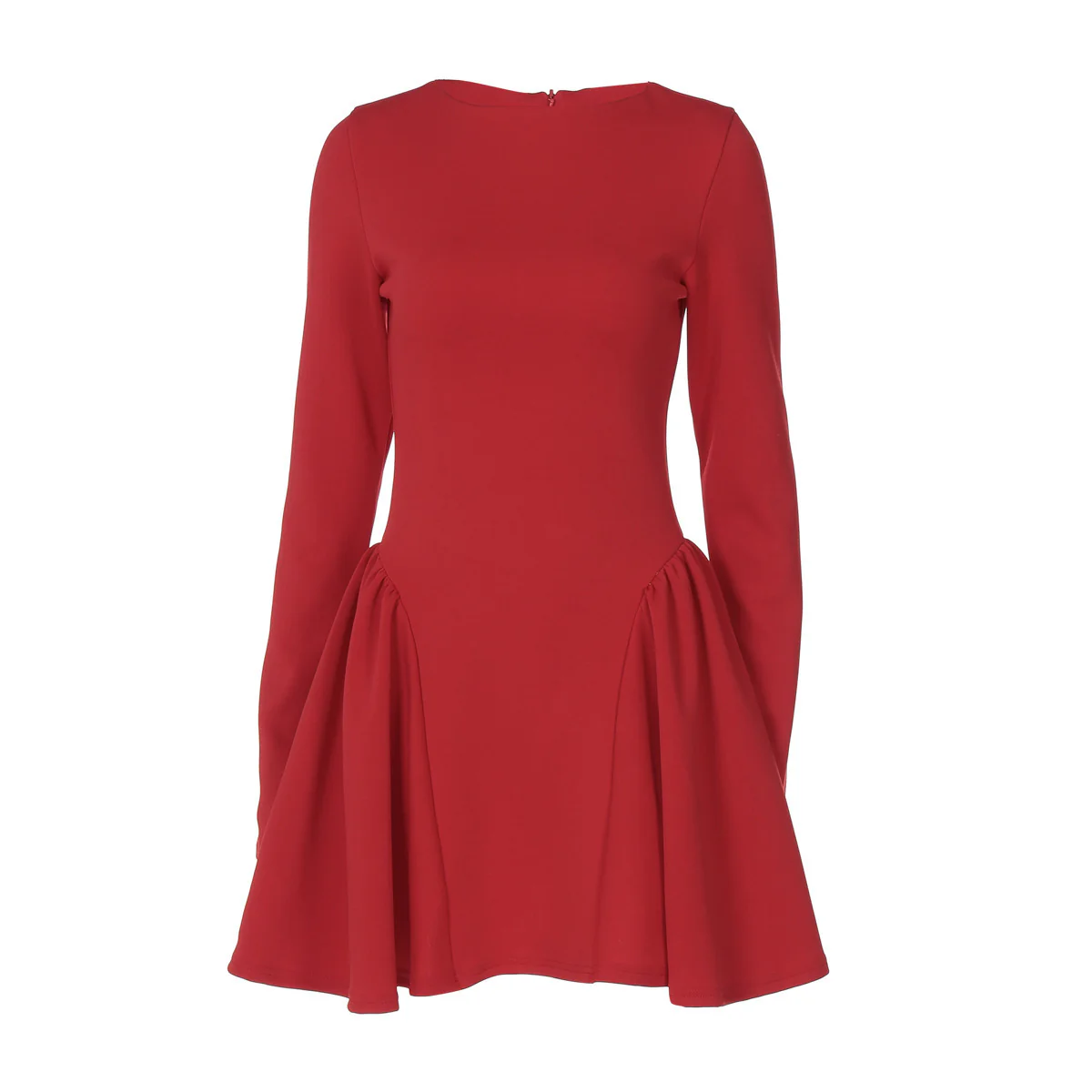 Damen Minikleid mit voluminösem Rock und langärmeligen Details WOLFF - Image 5