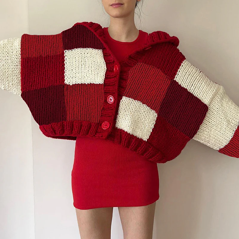 Damen modischer Hoodie mit voluminösen Ärmeln und strukturierter Strickoptik WOLFF - Image 3
