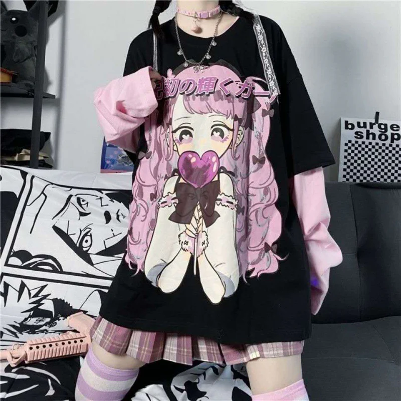 Damen Oversized T-Shirt mit kreativem Print und modernen Akzenten WOLFF - Image 6