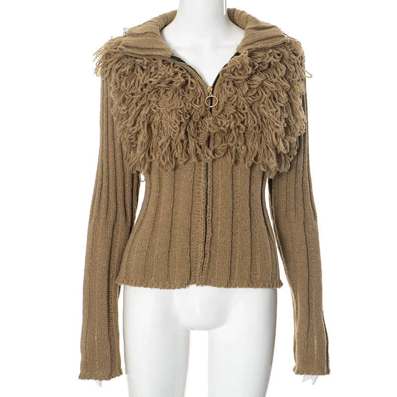 Damen Pullover mit strukturiertem Fransendesign WOLFF - Image 5