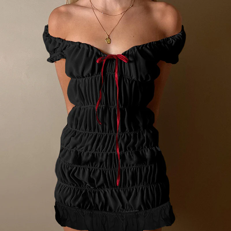 Damen Rüschensommerkleid mit verstellbarem Taillenband WOLFF - Image 3