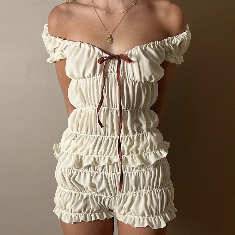 Damen Rüschensommerkleid mit verstellbarem Taillenband WOLFF - Image 4