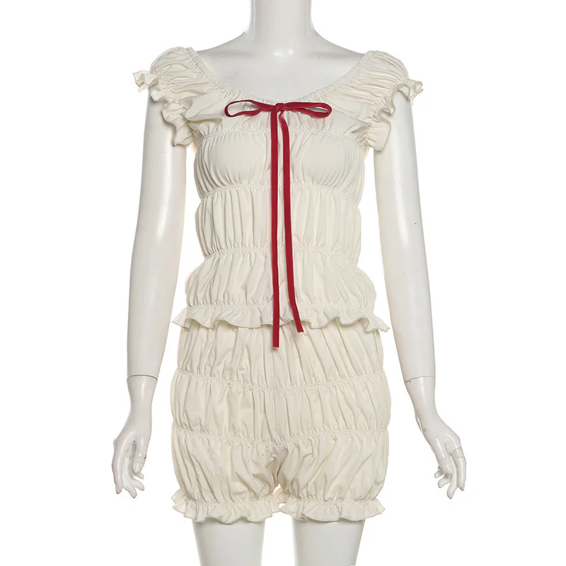 Damen Rüschensommerkleid mit verstellbarem Taillenband WOLFF - Image 6
