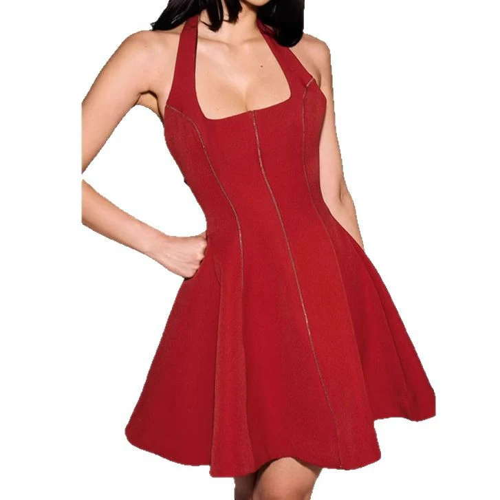 Damen Schwimmbadkleid mit raffinierten Halterträgern und modischem Rockteil WOLFF - Image 5