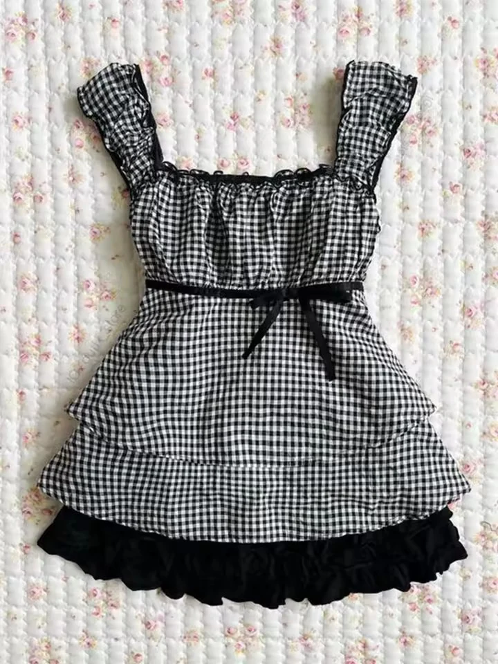 Damen Sommerliches Minikleid mit verspielten Punkten und eleganten Rüschendetails WOLFF - Image 11