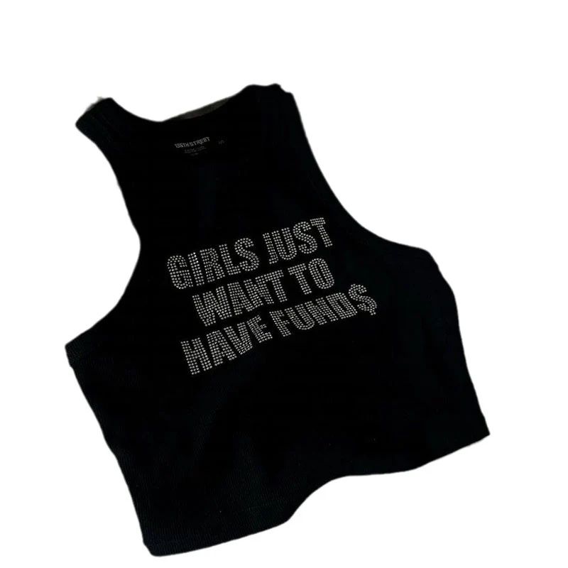 Damen Sportliches Crop-Top mit Funkelndem Schriftzug WOLFF - Image 5