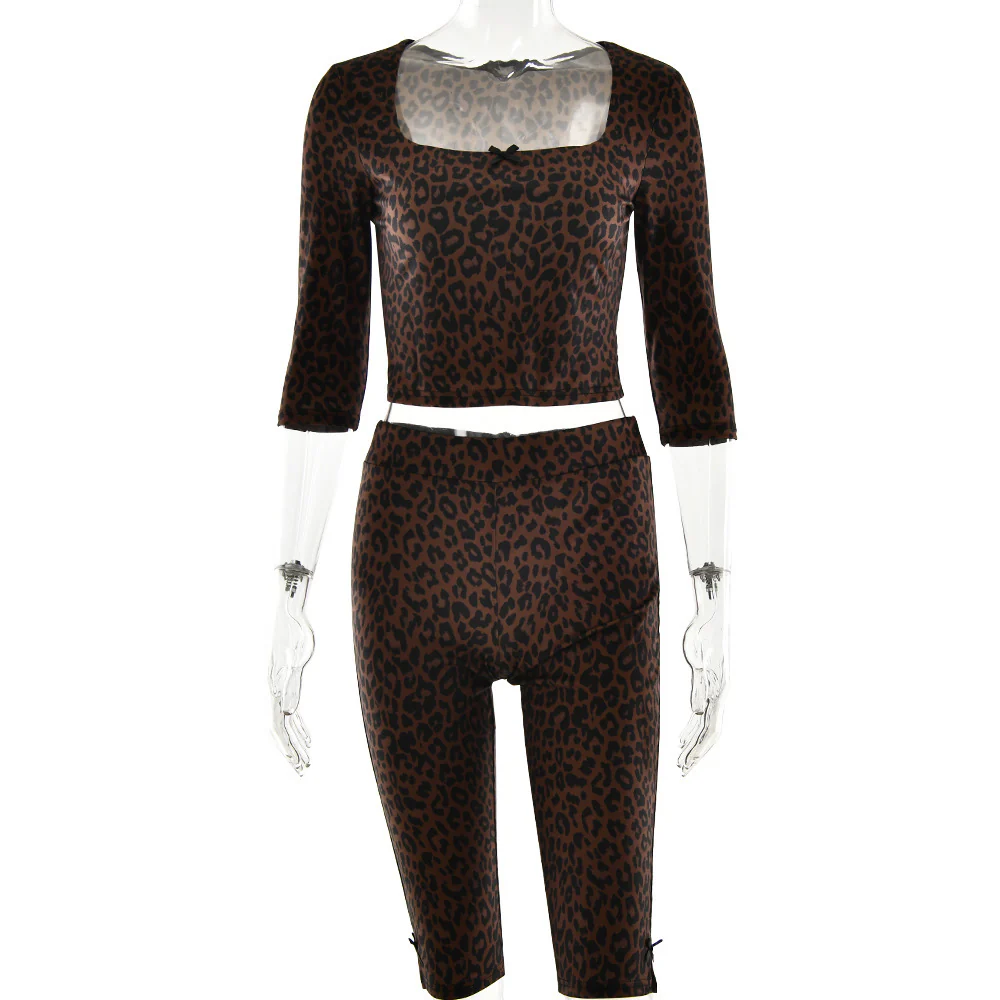 Damen Sportliches Set mit Leopardenmuster und figurschmeichelndem Schnitt WOLFF - Image 6